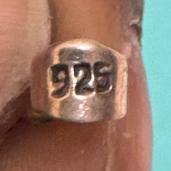 Silver Number 7 Pendant Charm Sterling Silver - Picture 2 of 2